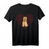 Cairn Terrier Valentinstag Herz T-Shirt - Tierliebe Geschenk für Gassi-Gänger und Hundeliebhaber