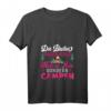 Camping T-Shirt für Frauen mit V-Ausschnitt - Lustiges Spruch-Shirt für Naturliebhaberinnen & Camperinnen