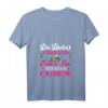 Camping T-Shirt für Frauen mit V-Ausschnitt - Lustiges Spruch-Shirt für Naturliebhaberinnen & Camperinnen
