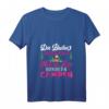 Camping T-Shirt für Frauen mit V-Ausschnitt - Lustiges Spruch-Shirt für Naturliebhaberinnen & Camperinnen