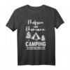Caravan Wohnmobil Zelt Partnerlook T-Shirt für Ehepaar - Lustiges Camping Geschenk für Geburtstag, Hochzeit & Naturfreunde