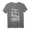 Caravan Wohnmobil Zelt Partnerlook T-Shirt für Ehepaar - Lustiges Camping Geschenk für Geburtstag, Hochzeit & Naturfreunde