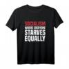 Anti-Sozialismus Kapitalismus T-Shirt mit Definition 'Where Everyone Starves Equally' – Für stolze Kapitalisten, Investoren und Unternehmer