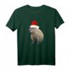 Weihnachtsmütze Capybara T-Shirt – Lustiges Tiermotiv für Weihnachten, Halloween, Vatertag & mehr, Perfektes Geschenk für Familie & Freunde