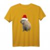 Weihnachtsmütze Capybara T-Shirt – Lustiges Tiermotiv für Weihnachten, Halloween, Vatertag & mehr, Perfektes Geschenk für Familie & Freunde