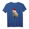 Weihnachtsmütze Capybara T-Shirt – Lustiges Tiermotiv für Weihnachten, Halloween, Vatertag & mehr, Perfektes Geschenk für Familie & Freunde
