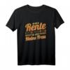 Herren Rentner Geschenk Lustig Rente Chef ist jetzt Frau T-Shirt – Perfekt für Ruhestand, Renteneintritt & Abschiedsfeiern