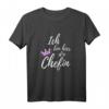 Lustiges 'Ich bin hier die Chefin' T-Shirt mit rosa/lila Krone – Perfektes Geschenk für die beste Mama