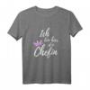 Lustiges 'Ich bin hier die Chefin' T-Shirt mit rosa/lila Krone – Perfektes Geschenk für die beste Mama