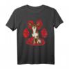 Brauner Chihuahua Valentinstag Pfote T-Shirt - Perfektes Geschenk für Hundeliebhaber & Freunde zum Valentinstag und Geburtstag