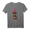 Lustiges Chihuahua Hund und Herz T-Shirt für Hundeliebhaber - Perfekt für Hundemamas und Hundepapas zum Gassi gehen und als Geschenk