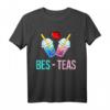 Bubble Tea Perlen Lustiges T-Shirt für Freunde - Perfektes Geschenk für Boba Tea Liebhaber, Mango, Litschi & Apfel Design
