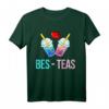 Bubble Tea Perlen Lustiges T-Shirt für Freunde - Perfektes Geschenk für Boba Tea Liebhaber, Mango, Litschi & Apfel Design