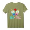 Bubble Tea Perlen Lustiges T-Shirt für Freunde - Perfektes Geschenk für Boba Tea Liebhaber, Mango, Litschi & Apfel Design