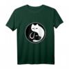 Yin Yang Katze und Hund T-Shirt für Frauen & Männer - Spirituelle Kleidung für innere Harmonie und Balance nach chinesischer Philosophie