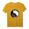 Yin Yang Katze und Hund T-Shirt für Frauen & Männer - Spirituelle Kleidung für innere Harmonie und Balance nach chinesischer Philosophie