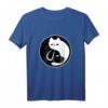 Yin Yang Katze und Hund T-Shirt für Frauen & Männer - Spirituelle Kleidung für innere Harmonie und Balance nach chinesischer Philosophie