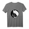 Yin Yang Katze und Hund T-Shirt für Frauen & Männer - Spirituelle Kleidung für innere Harmonie und Balance nach chinesischer Philosophie