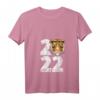 Damen 2022 Tiger Lunar Neujahr Sternzeichen Horoskop T-Shirt mit V-Ausschnitt – Perfekt für Chinesisches Neujahr, Horoskope & Geschenke für alle Altersgruppen