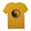 Yin und Yang Symbol T-Shirt mit Drachen - Chinesische Philosophie, Harmonie & Balance Design