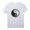 Yin und Yang Symbol T-Shirt mit Drachen - Chinesische Philosophie, Harmonie & Balance Design