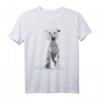 Sitzinder Hund T-Shirt - Chinesischer Schopfhund, Klassisch geschnitten, Doppelgenähter Saum