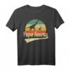 Papa Saurus Vintage Vatertag T-Shirt - Lustiges Retro Dino Design für den besten Papa, perfekt zum Männertag, Herrentag & Vatertagsfeier