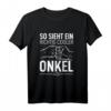 Vatertag T-Shirt Papa & Onkel - Lustiges Faust Design für Männer, Großväter & Papas als Geschenkidee für Vatertag, Geburtstag & Weihnachten