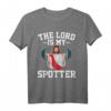 Jesus Lustige Sprüche Fitness Gym Bizeps T-Shirt – Perfektes Geschenk für Glaubende, Trainer & Fitnessfreaks zu Weihnachten, Geburtstag & Taufe