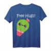 Lustiges Free Hugs Kaktus T-Shirt – Süßes Kuschelshirt für Pflanzen- und Kakteenliebhaber, perfekt als Weihnachts- oder Geburtstagsgeschenk