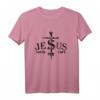 Jesus Saved My Life - Christliches Religion-Zitat Meme Geschenk T-Shirt für Gläubige, Weihnachten, Ostern & Taufen