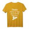 Danke Mama Und Papa Dass Ich Kein Wessi Bin T-Shirt – Heimat Sachsen Edition, Perfektes Geburtstagsgeschenk für Ostdeutsche
