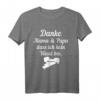 Danke Mama Und Papa Dass Ich Kein Wessi Bin T-Shirt – Heimat Sachsen Edition, Perfektes Geburtstagsgeschenk für Ostdeutsche