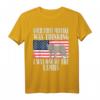 Ihr erster Fehler war zu denken, dass ich eines der Lämmer bin - Patriotisches Wolf-Design T-Shirt mit US-Flagge und Spruch