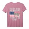 Ihr erster Fehler war zu denken, dass ich eines der Lämmer bin - Patriotisches Wolf-Design T-Shirt mit US-Flagge und Spruch