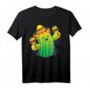 Cactus auf Cinco de Mayo & Mexico Fiesta Sombrero Hat T-Shirt – Buntes Party-Shirt für Mexiko-Fans und Fiesta-Feiern