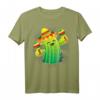Cactus auf Cinco de Mayo & Mexico Fiesta Sombrero Hat T-Shirt – Buntes Party-Shirt für Mexiko-Fans und Fiesta-Feiern