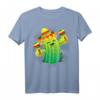 Cactus auf Cinco de Mayo & Mexico Fiesta Sombrero Hat T-Shirt – Buntes Party-Shirt für Mexiko-Fans und Fiesta-Feiern
