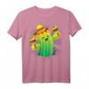 Cactus auf Cinco de Mayo & Mexico Fiesta Sombrero Hat T-Shirt – Buntes Party-Shirt für Mexiko-Fans und Fiesta-Feiern