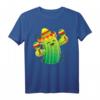 Cactus auf Cinco de Mayo & Mexico Fiesta Sombrero Hat T-Shirt – Buntes Party-Shirt für Mexiko-Fans und Fiesta-Feiern