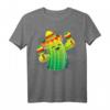 Cactus auf Cinco de Mayo & Mexico Fiesta Sombrero Hat T-Shirt – Buntes Party-Shirt für Mexiko-Fans und Fiesta-Feiern