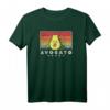 Avogato Retro Katze Avocado T-Shirt - Perfektes Cinco De Mayo Geschenk im Vintage 60er/70er Stil