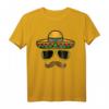 Sombrero Face Cinco De Mayo T-Shirt für Kinder - Lustiges mexikanisches Fiesta Party Shirt für Mädchen und Jungen
