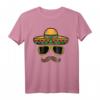 Sombrero Face Cinco De Mayo T-Shirt für Kinder - Lustiges mexikanisches Fiesta Party Shirt für Mädchen und Jungen