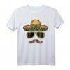 Sombrero Face Cinco De Mayo T-Shirt für Kinder - Lustiges mexikanisches Fiesta Party Shirt für Mädchen und Jungen