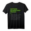 Software Entwicklungsprozess T-Shirt für Programmierer, Entwickler & IT-Enthusiasten – Perfektes Geschenk für Informatik-Profis, Fehlerfinder & Coding-Fans