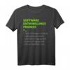 Software Entwicklungsprozess T-Shirt für Programmierer, Entwickler & IT-Enthusiasten – Perfektes Geschenk für Informatik-Profis, Fehlerfinder & Coding-Fans