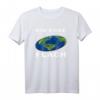 Die Erde ist flach | Scheibenerde Design T-Shirt – Originelles Geschenk für Verschwörungstheoretiker und Skeptiker