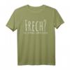 Frech ne verbal überlegen T-Shirt – Humorvolles Statement für coole Typen, klassisch geschnitten mit doppeltem Saum