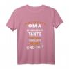 Kinder Beste Oma, Verrückteste Tante, Coolste MAMA T-Shirt – Lustiges Geschenk für Geburtstage, Weihnachten & Feiertage